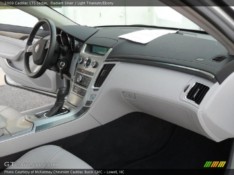 Radiant Silver / Light Titanium/Ebony 2009 Cadillac CTS Sedan