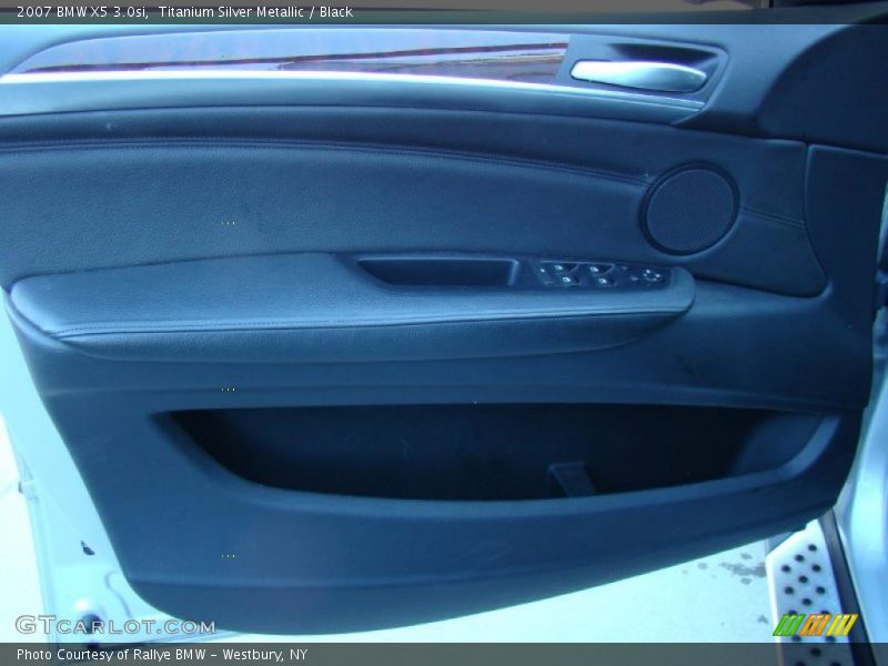 Titanium Silver Metallic / Black 2007 BMW X5 3.0si