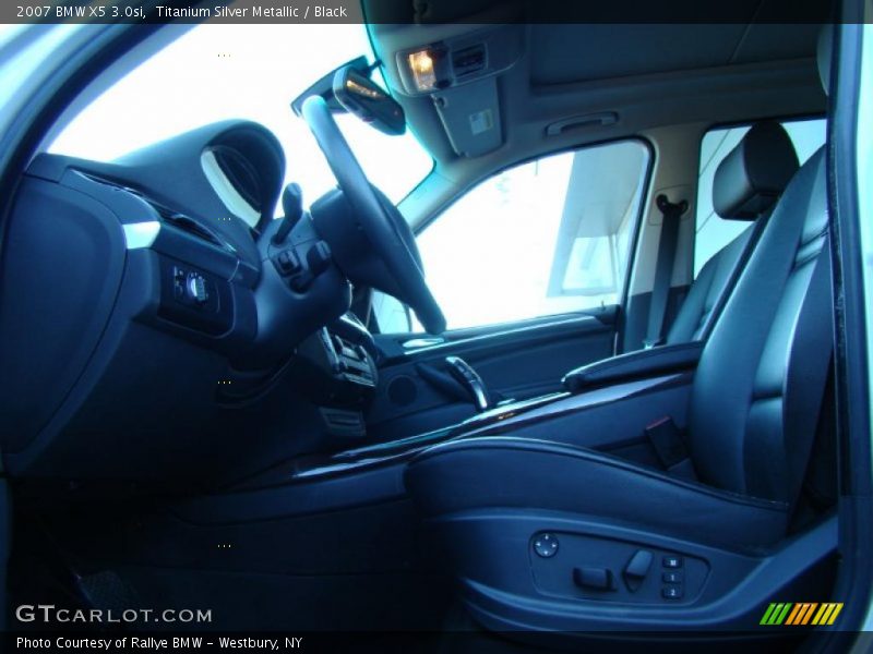 Titanium Silver Metallic / Black 2007 BMW X5 3.0si
