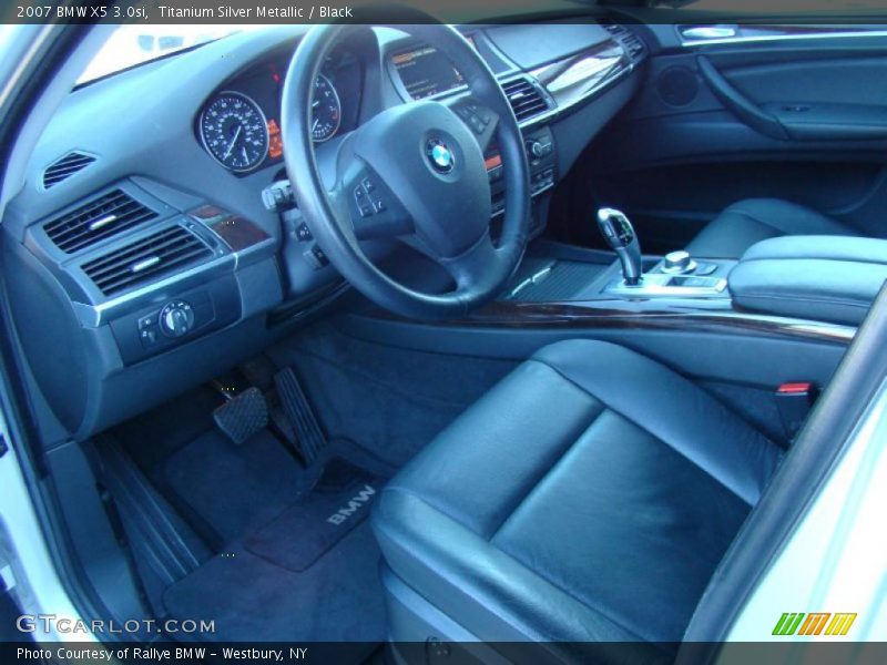Titanium Silver Metallic / Black 2007 BMW X5 3.0si