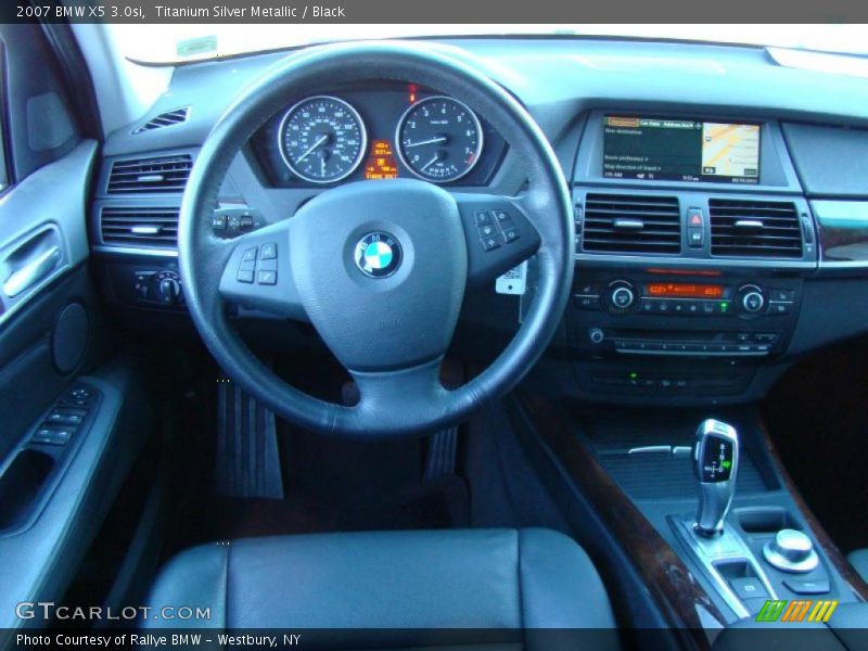 Titanium Silver Metallic / Black 2007 BMW X5 3.0si