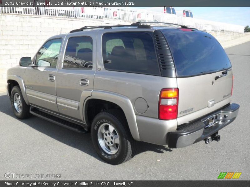 Light Pewter Metallic / Medium Gray/Neutral 2002 Chevrolet Tahoe LT