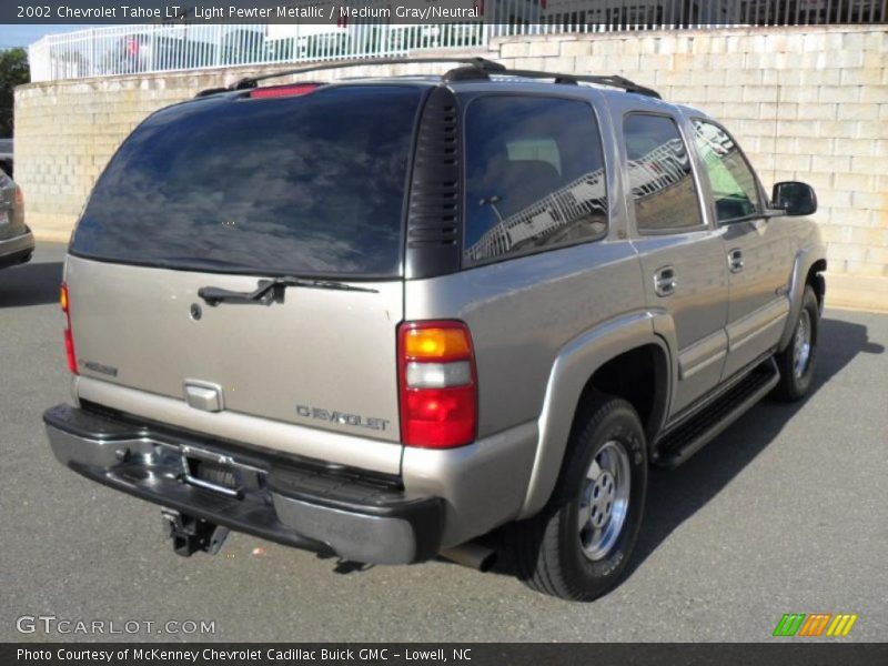 Light Pewter Metallic / Medium Gray/Neutral 2002 Chevrolet Tahoe LT