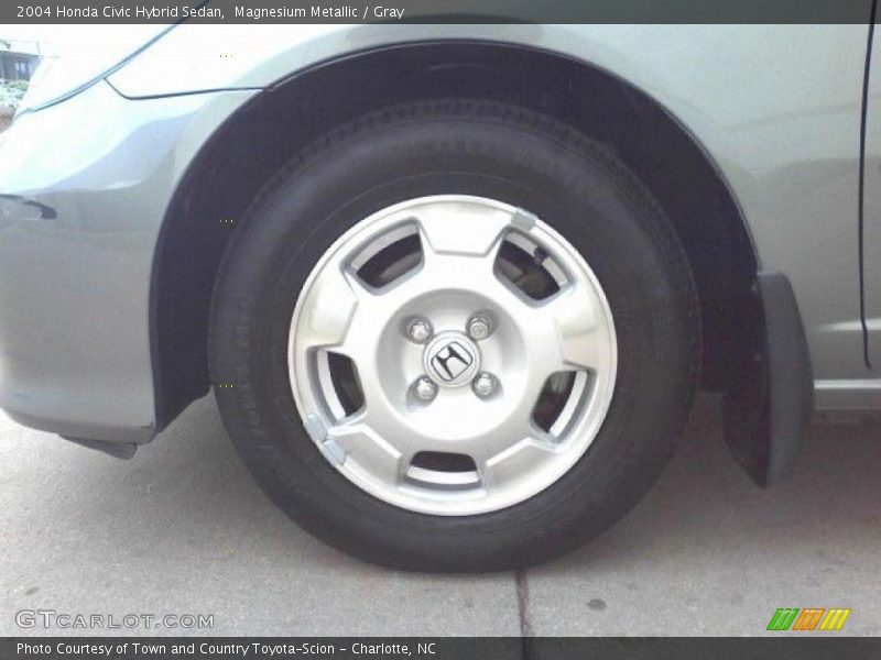 Magnesium Metallic / Gray 2004 Honda Civic Hybrid Sedan