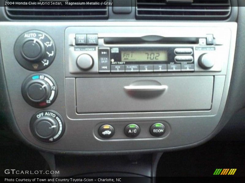 Magnesium Metallic / Gray 2004 Honda Civic Hybrid Sedan