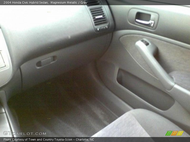 Magnesium Metallic / Gray 2004 Honda Civic Hybrid Sedan