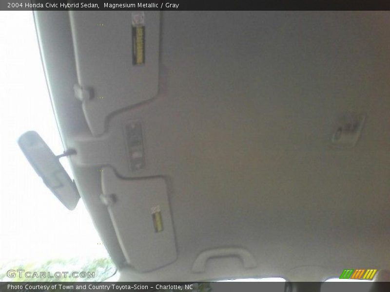 Magnesium Metallic / Gray 2004 Honda Civic Hybrid Sedan