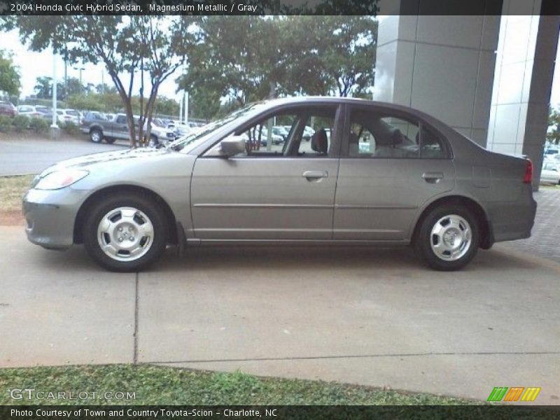 Magnesium Metallic / Gray 2004 Honda Civic Hybrid Sedan
