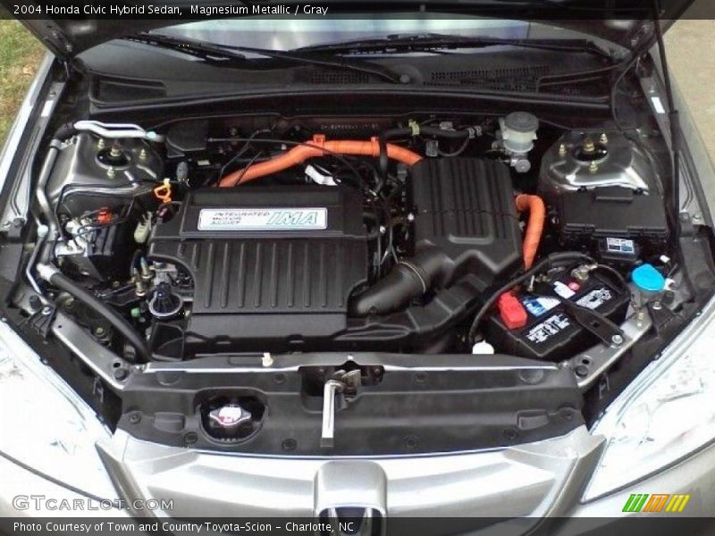Magnesium Metallic / Gray 2004 Honda Civic Hybrid Sedan