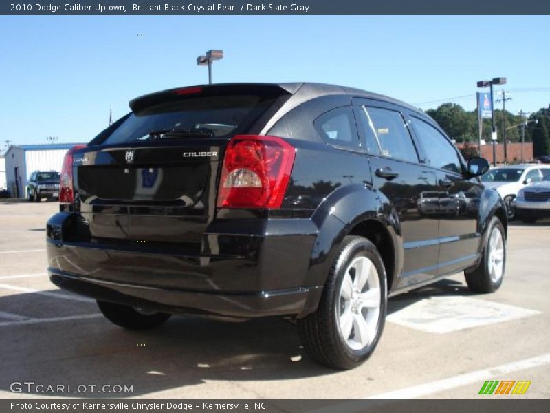 Brilliant Black Crystal Pearl / Dark Slate Gray 2010 Dodge Caliber Uptown
