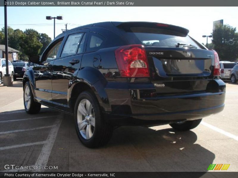 Brilliant Black Crystal Pearl / Dark Slate Gray 2010 Dodge Caliber Uptown