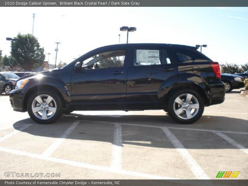 Brilliant Black Crystal Pearl / Dark Slate Gray 2010 Dodge Caliber Uptown