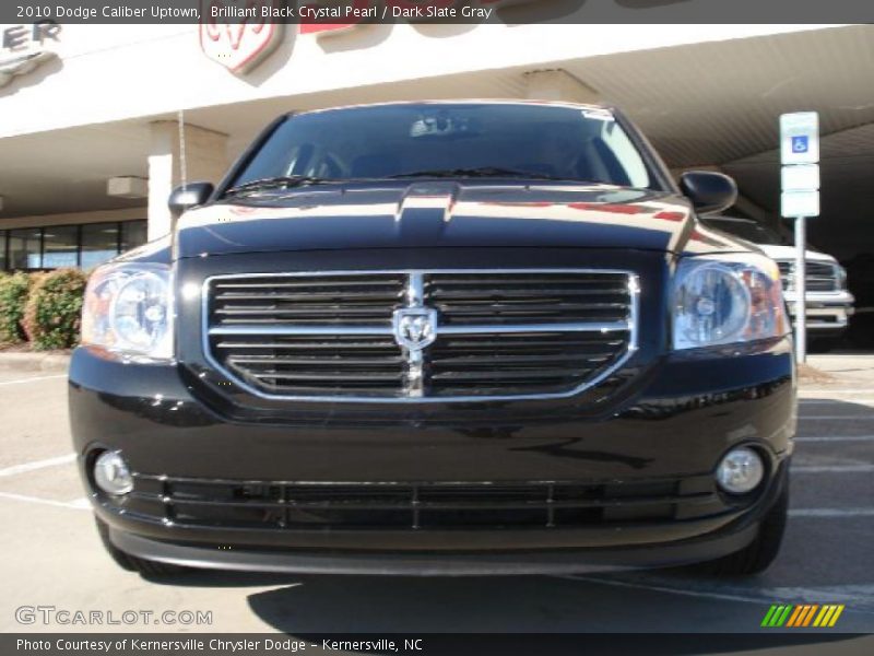 Brilliant Black Crystal Pearl / Dark Slate Gray 2010 Dodge Caliber Uptown