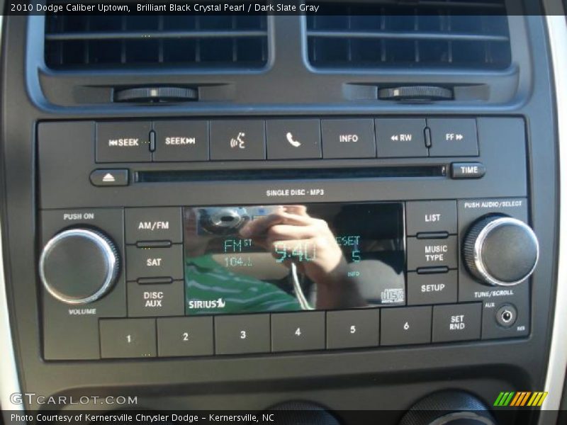 Brilliant Black Crystal Pearl / Dark Slate Gray 2010 Dodge Caliber Uptown