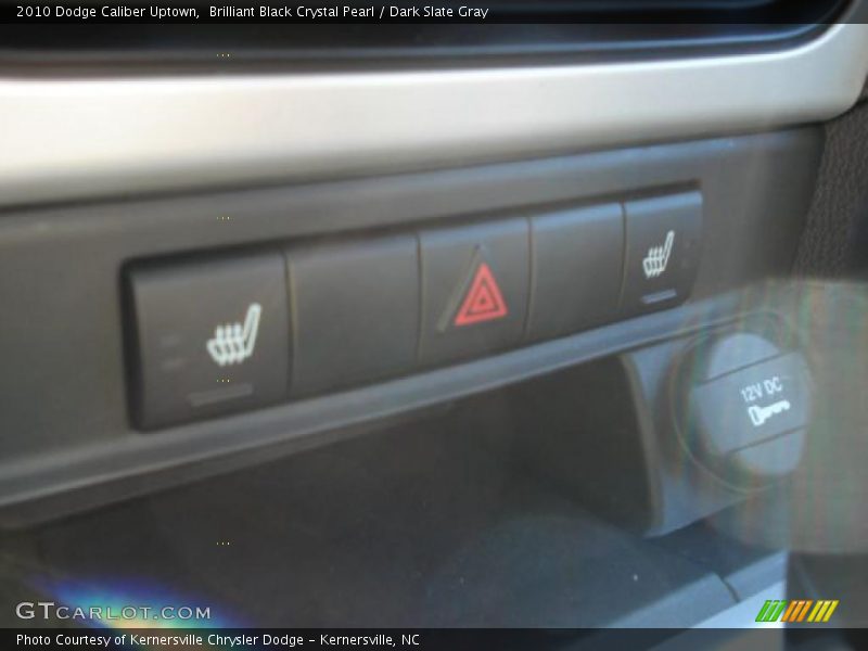 Brilliant Black Crystal Pearl / Dark Slate Gray 2010 Dodge Caliber Uptown