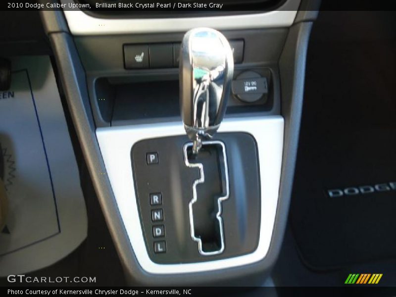 Brilliant Black Crystal Pearl / Dark Slate Gray 2010 Dodge Caliber Uptown