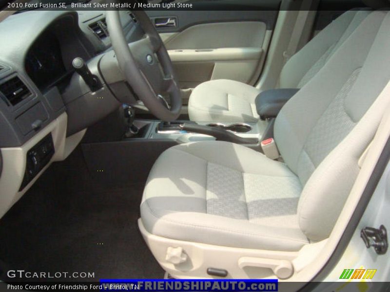 Brilliant Silver Metallic / Medium Light Stone 2010 Ford Fusion SE