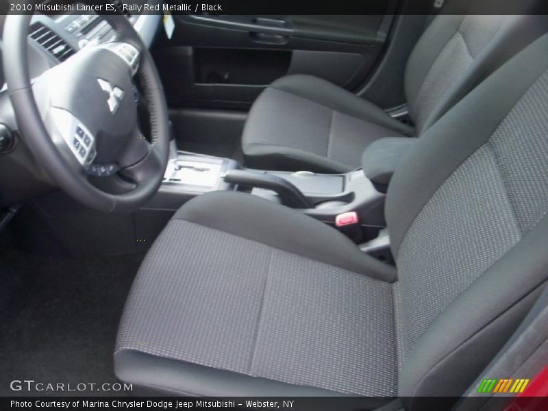 Rally Red Metallic / Black 2010 Mitsubishi Lancer ES