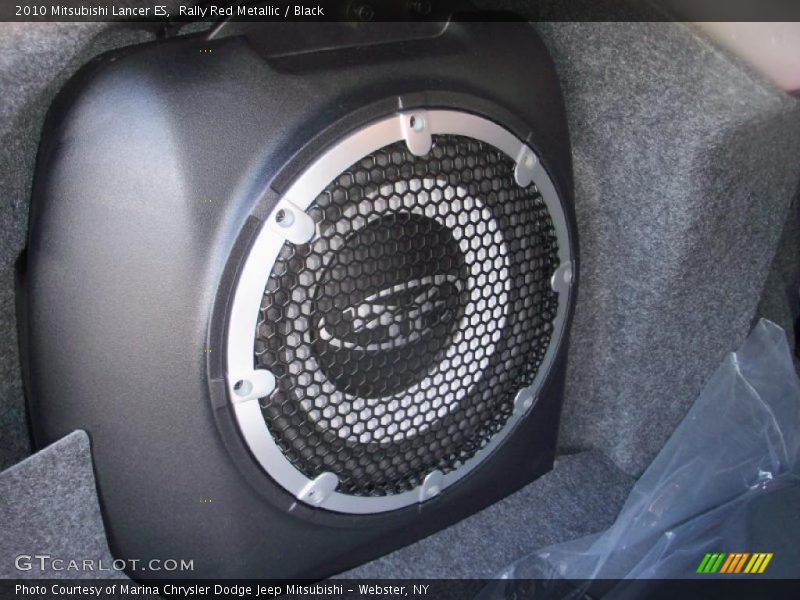 Rally Red Metallic / Black 2010 Mitsubishi Lancer ES