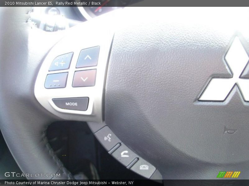 Rally Red Metallic / Black 2010 Mitsubishi Lancer ES
