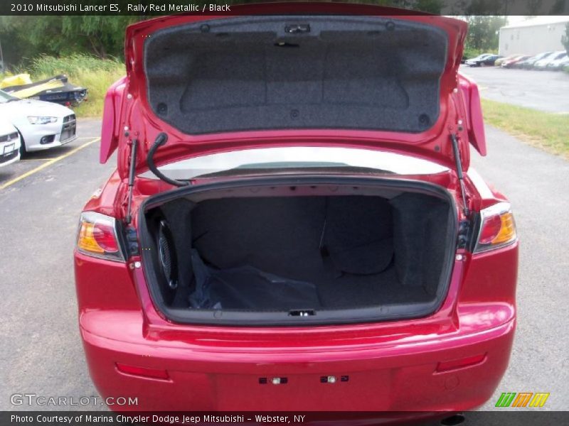 Rally Red Metallic / Black 2010 Mitsubishi Lancer ES
