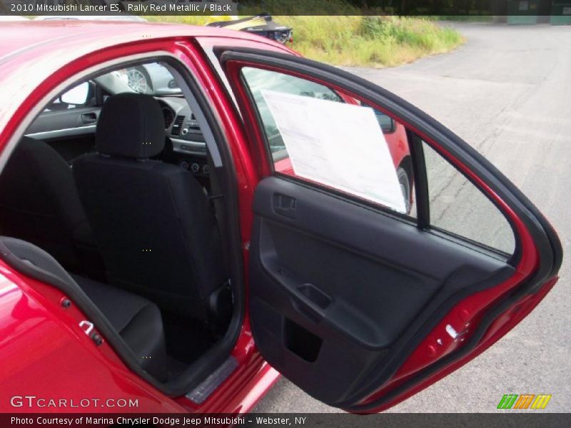 Rally Red Metallic / Black 2010 Mitsubishi Lancer ES