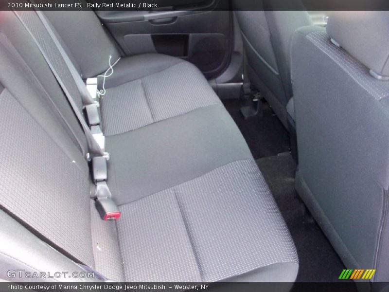 Rally Red Metallic / Black 2010 Mitsubishi Lancer ES