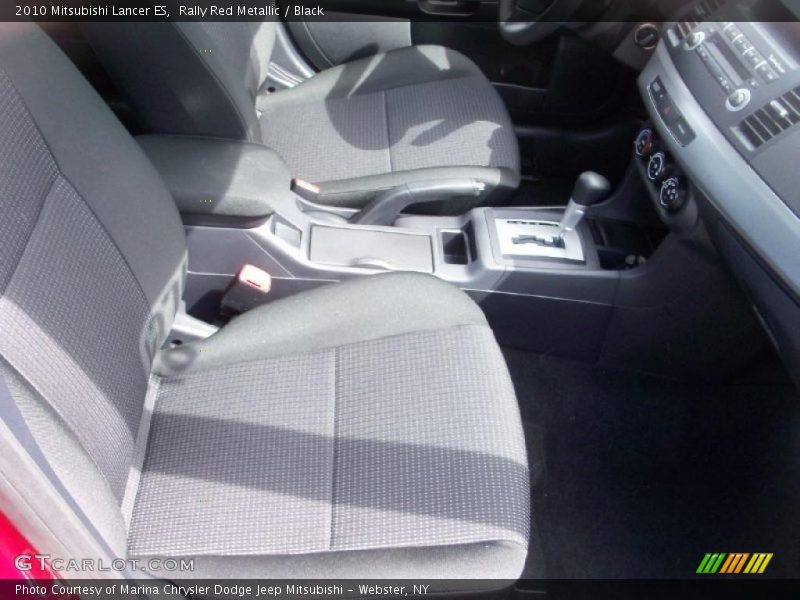 Rally Red Metallic / Black 2010 Mitsubishi Lancer ES