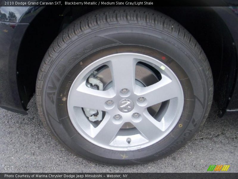 Blackberry Metallic / Medium Slate Gray/Light Shale 2010 Dodge Grand Caravan SXT