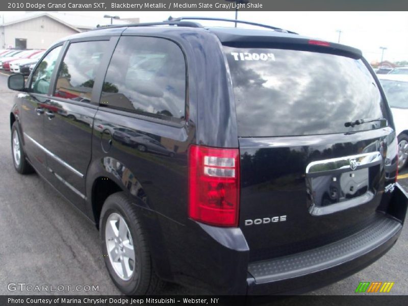 Blackberry Metallic / Medium Slate Gray/Light Shale 2010 Dodge Grand Caravan SXT