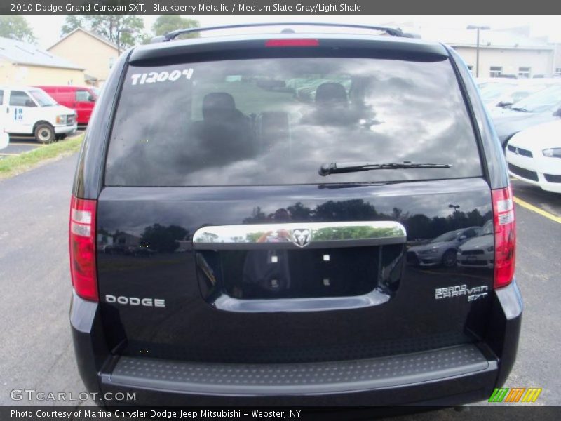 Blackberry Metallic / Medium Slate Gray/Light Shale 2010 Dodge Grand Caravan SXT