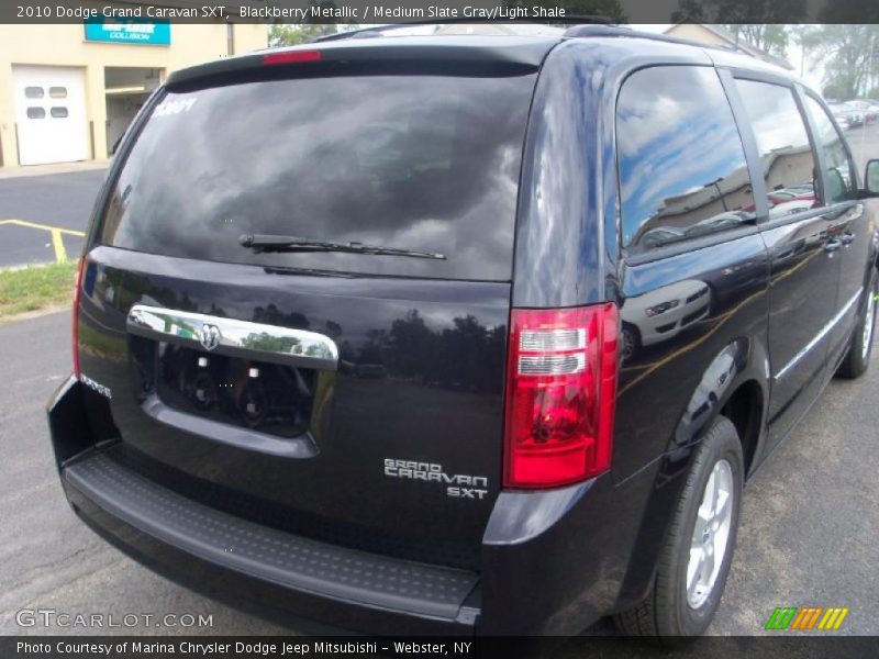 Blackberry Metallic / Medium Slate Gray/Light Shale 2010 Dodge Grand Caravan SXT