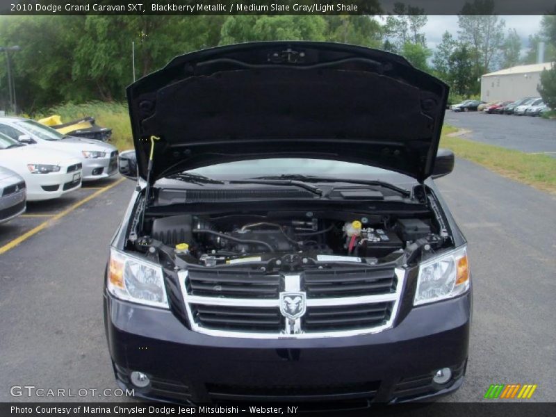 Blackberry Metallic / Medium Slate Gray/Light Shale 2010 Dodge Grand Caravan SXT