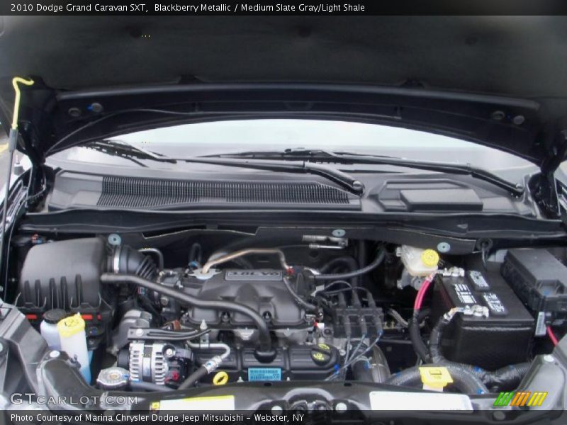 Blackberry Metallic / Medium Slate Gray/Light Shale 2010 Dodge Grand Caravan SXT