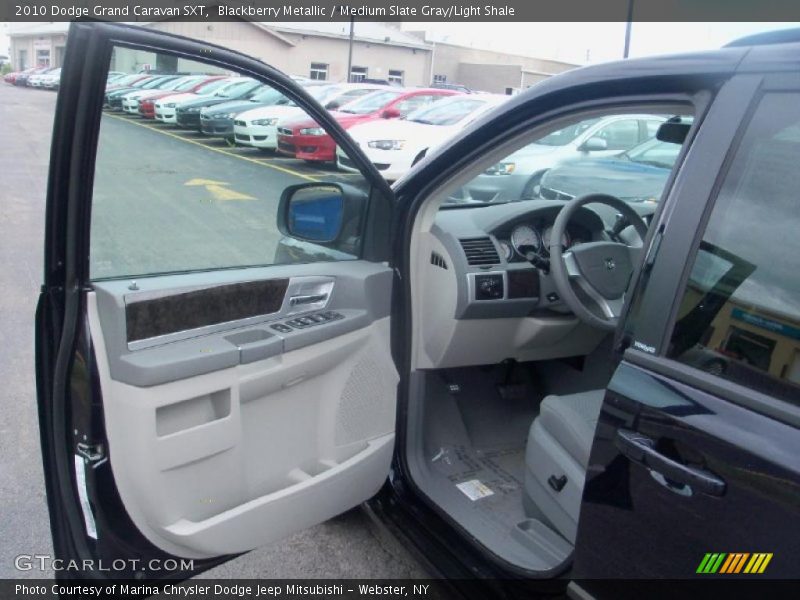 Blackberry Metallic / Medium Slate Gray/Light Shale 2010 Dodge Grand Caravan SXT