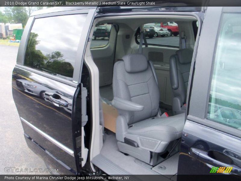 Blackberry Metallic / Medium Slate Gray/Light Shale 2010 Dodge Grand Caravan SXT