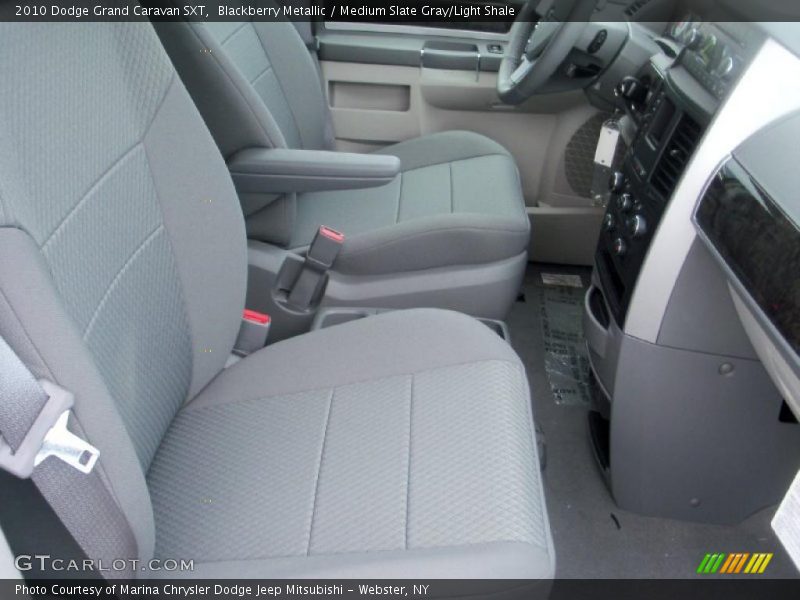 Blackberry Metallic / Medium Slate Gray/Light Shale 2010 Dodge Grand Caravan SXT