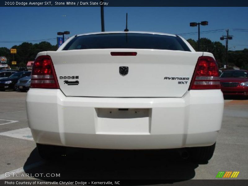 Stone White / Dark Slate Gray 2010 Dodge Avenger SXT