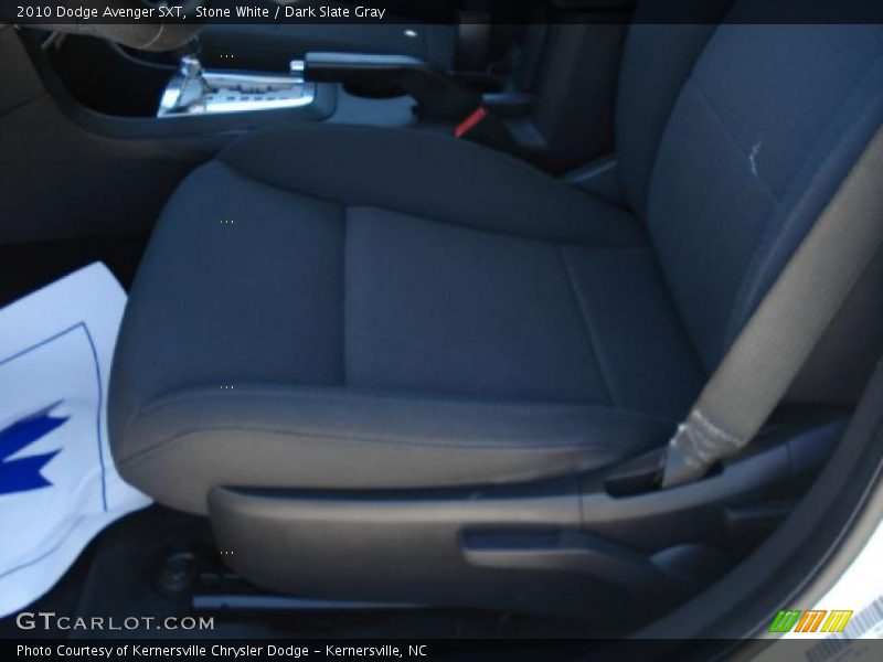 Stone White / Dark Slate Gray 2010 Dodge Avenger SXT