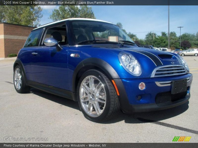 Hyper Blue Metallic / Lapis Blue/Panther Black 2005 Mini Cooper S Hardtop