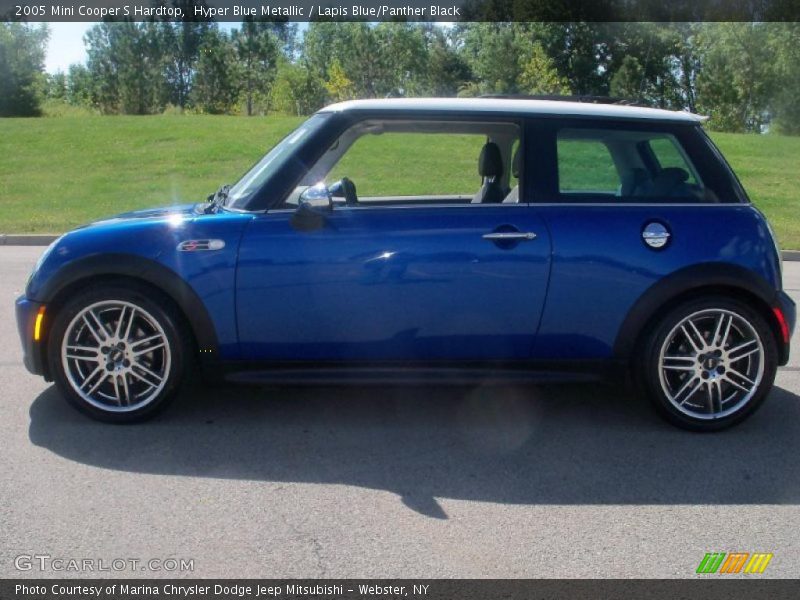Hyper Blue Metallic / Lapis Blue/Panther Black 2005 Mini Cooper S Hardtop