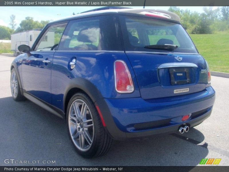 Hyper Blue Metallic / Lapis Blue/Panther Black 2005 Mini Cooper S Hardtop