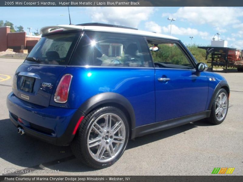 Hyper Blue Metallic / Lapis Blue/Panther Black 2005 Mini Cooper S Hardtop