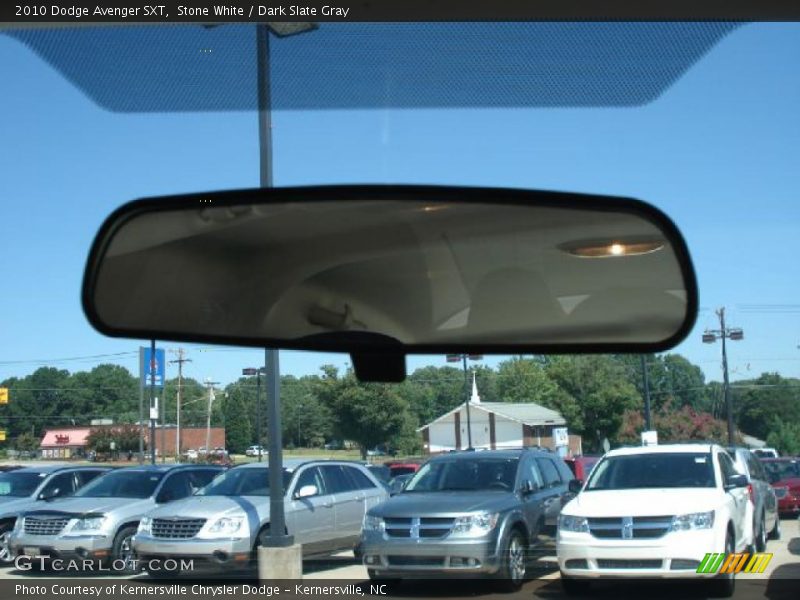Stone White / Dark Slate Gray 2010 Dodge Avenger SXT