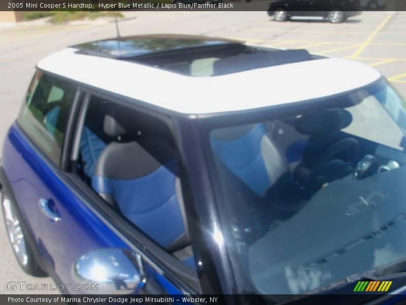 Hyper Blue Metallic / Lapis Blue/Panther Black 2005 Mini Cooper S Hardtop