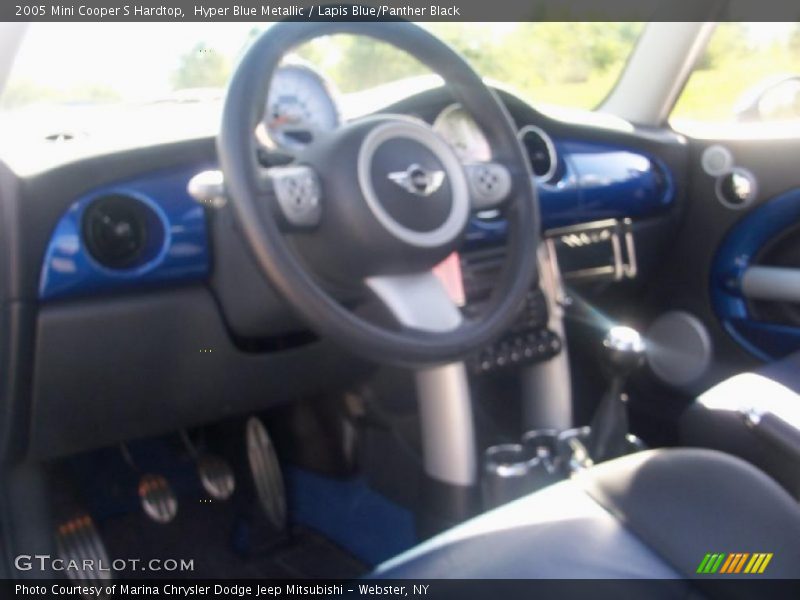 Hyper Blue Metallic / Lapis Blue/Panther Black 2005 Mini Cooper S Hardtop
