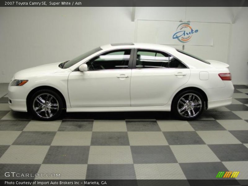 Super White / Ash 2007 Toyota Camry SE