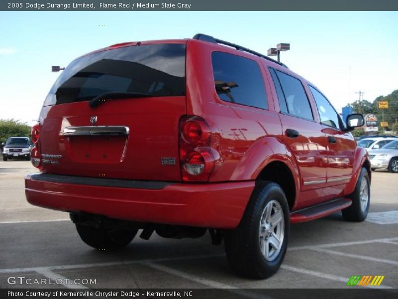 Flame Red / Medium Slate Gray 2005 Dodge Durango Limited