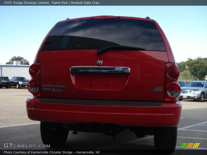 Flame Red / Medium Slate Gray 2005 Dodge Durango Limited