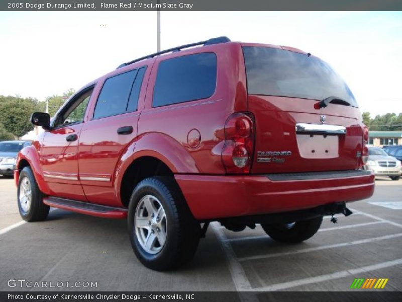 Flame Red / Medium Slate Gray 2005 Dodge Durango Limited